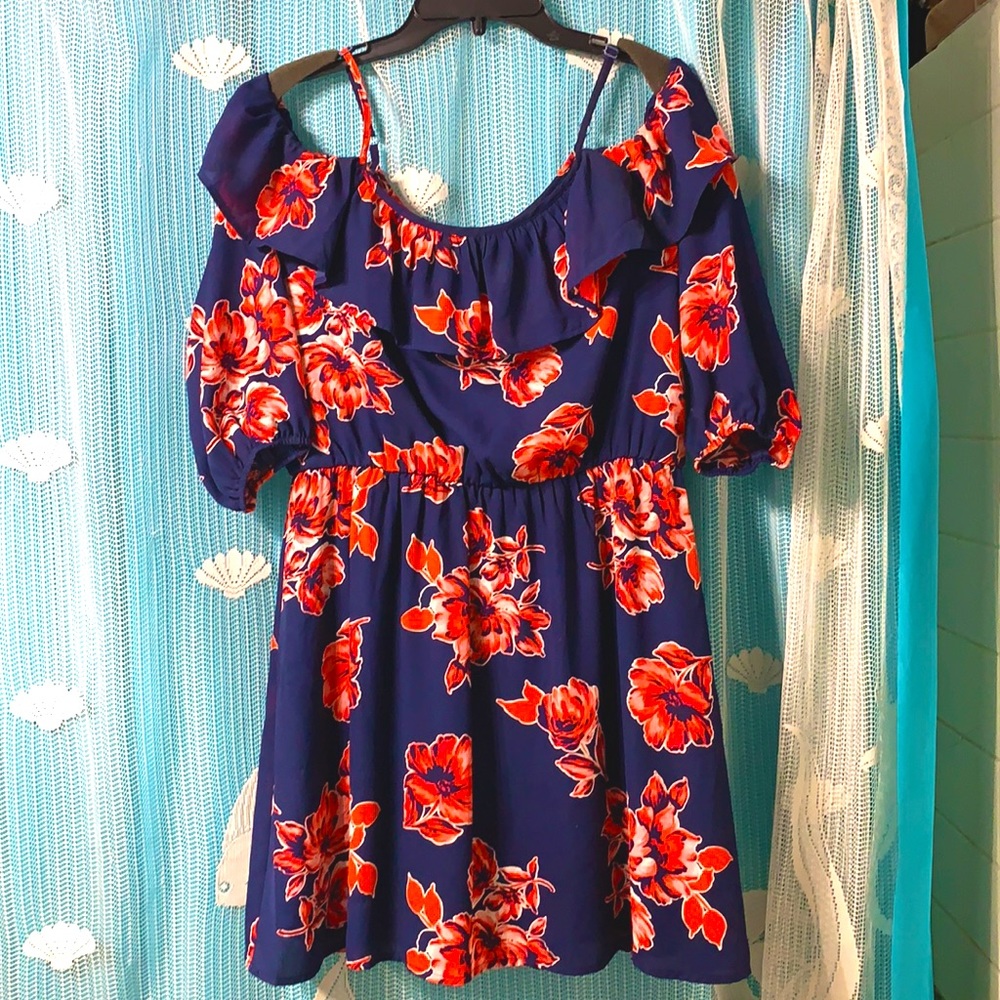 Never worn lined mini dress